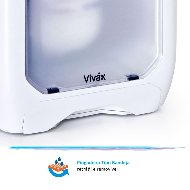 purificador viváx branco com pingadeira