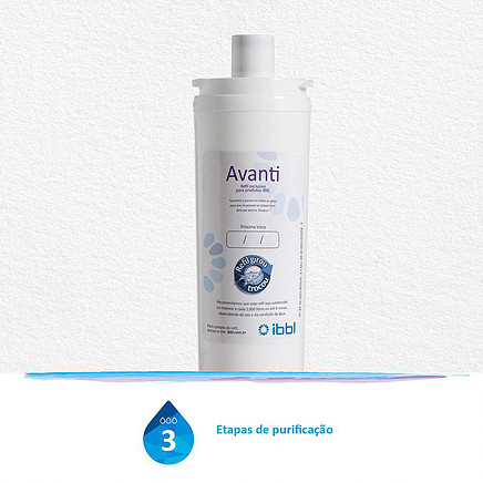 refil avanti ibbl 3 etapas de filtagem